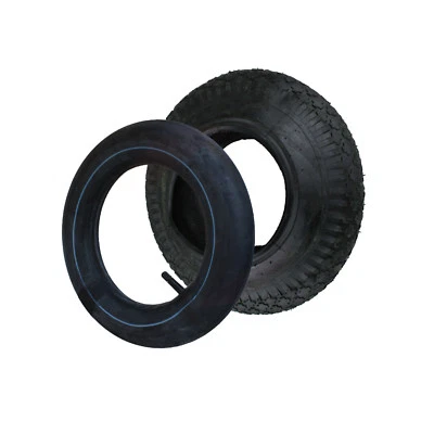 Mantel Reifen Decke Schlauch Luftrad 400x100 mm 4.80/4.00 Schubkarrenrad TK180kg - Bild 1 von 3