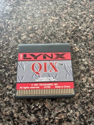 Qix (Atari Lynx, 1991) Tested • Authentic • Free Shipping - Image 1 of 2