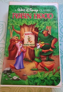 SELTEN! Disney's BLACK DIAMANT EDITION Robin Hood (VHS, 1991) in TOP FORM! - Bild 1 von 7
