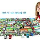 Educational City Road Buildings Parking Map Play Mat For Kids' Learning And Fun