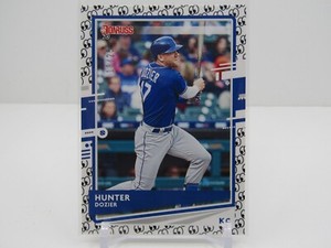 HUNTER DOZIER 2020 DONRUSS LOOK AT THIS EMOJI PARALLEL #18/25- ROYALS!!