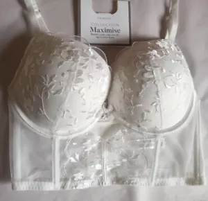 2 SIZES BIGGER MAXIMISE BOOB JOB SUPER BOOST BOMBSHELL LONGLINE BRA WEDDING - Picture 1 of 7