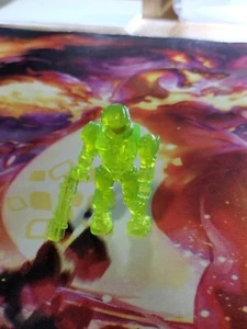 Mega Bloks Construx Halo Suelto SPARTAN de Tribute Set, Difícil de Encontrar, Raro Trans Flo Grn - Imagen 1 de 2