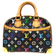 Louis Vuitton Black Monogram Multicolor Trouville Handbag M92662 MI0015 111053