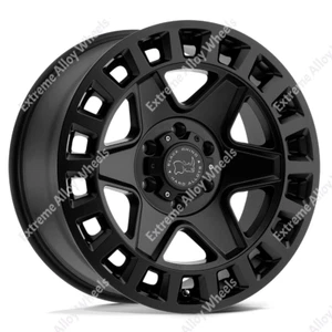 17" Black York Alloy Wheels For Volkswagen Crafter 6x130 + All Terrain Tyres RA - Picture 1 of 9
