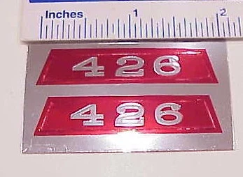 1964 64 Plymouth Fury Hood Ornament 426 INSERT MoPar Belvedere Savoy Chryco Hemi - Image 1 of 1