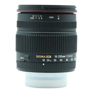 Lens Zoom Sigma 18-200mm Dc 3.5-6.3 D 18-200 MM - Nikon - Picture 1 of 4