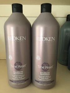 REDKEN TIME RESET CONDITIONER 33.8oz Set Of 2 - Picture 1 of 2
