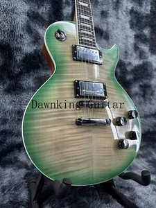 Neu Chibson Gradient Green LP E-Gitarre Ahorn Hals Mahagoni Korpus - Bild 1 von 12