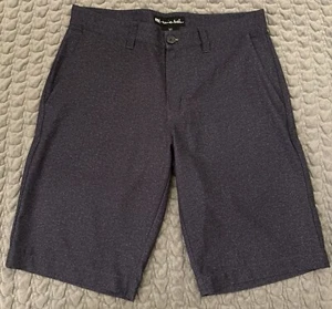 ¡Nuevo! Pantalones Cortos Chinos de Golf TRAVIS MATHEW Performance Para Hombre 32-Azul Marino Estampado Denim - Imagen 1 de 5