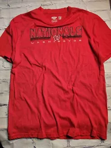 Camiseta roja Concepts Washington Nationals para hombre talla grande - Imagen 1 de 2