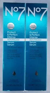 Boots No 7 Protect & Perfect Intense Advanced Serum - Lot of 2 - 1.69 fl oz ea - Picture 1 of 6