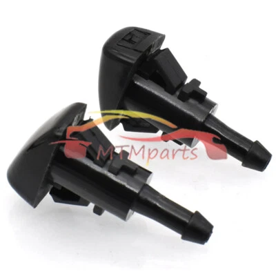Boquilla de lavado de parabrisas delantero 2 piezas 15878745 apta para Dodge Ram Charger Chrysler Foto 1 de 4