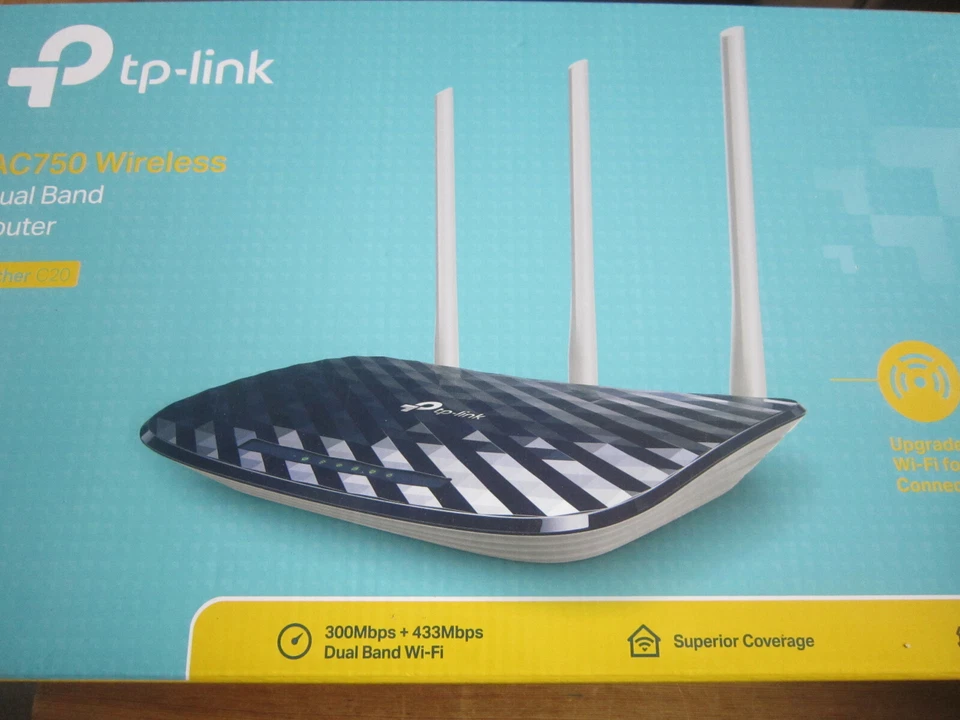 TP-Link Archer C20 AC750 Dual Band Wireless Router IPv6 USB 2.0      1295 - Bild 1 von 1