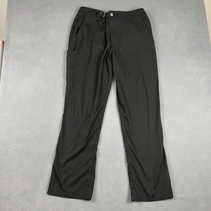 Greys Anatomy Pants Mens Large Black Scrubs Nurse Spandex Stretch Drawstring - Picture 1 of 11