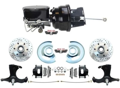 Black Out 1963-66 Chevy Truck conversión de freno de disco, 6 orejetas, altura de stock, D/S Foto 1 de 4