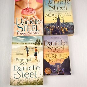 4x Danielle Steel Paperback Book Bundle Romance Love Drama Women's Fiction Lot