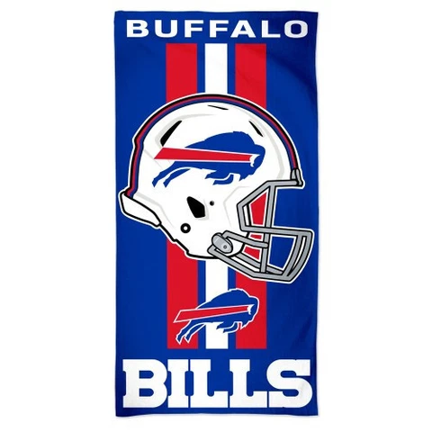 Brand New NFL Buffalo Bills Premium Full Size Beach & Home Decor Towel 30 X 60" Cover