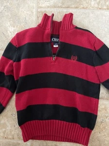 CHAPS Boys Red And Navy Sweater Small - Picture 1 of 3