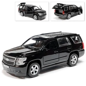Chevrolet Tahoe Metal Model Diecast Car Scale, Collectible Toy Cars, Black, 1/36 - Picture 1 of 6