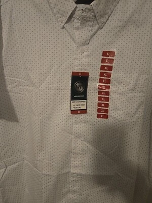 WeatherProof Short Sleeve Woven Shirt Comfort Stretch XL Easy Care - Image 1 of 2