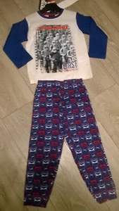 blue white Star Wars nightwear pyjamas sleepwear set NEW Boys & Girls Age 4 - Picture 1 of 1