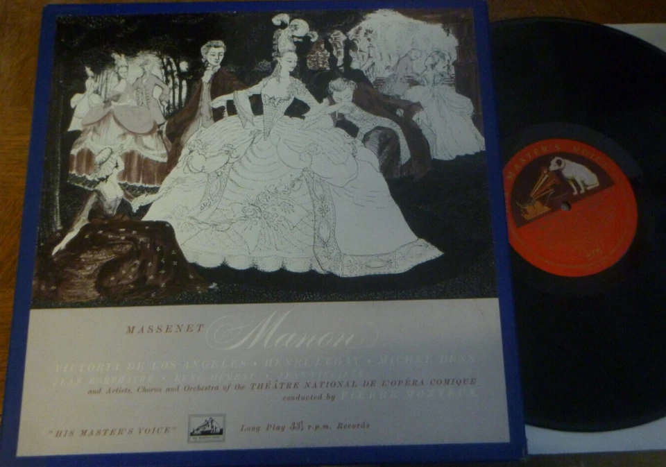 MASSENET Manon VICTORIA DE LOS ANGELES  - PIERRE MONTEUX  / HMV ALP 194-7 - Image 1 of 1