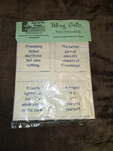 Easy as Pie Designs Talking Quilts 15 Screen Printed Quotes Mini Friendship - Picture 1 of 2