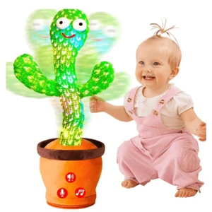 Dancing Talking Cactus Toy for Baby Toddler, Interactive Mimicking Singing Toy - Picture 1 of 7