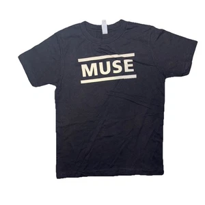 Child Boys' (6/7) Muse Logo T-shirt Youth Small Black New Without Tags - Picture 1 of 5