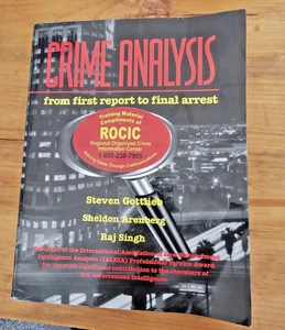 Crime analysis: From first report - Paperback, by Gottlieb Steven - Acceptable n - Imagen 1 de 2
