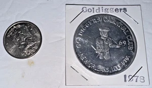 Goldiggers / Just A Bunch Of Swingers 1978 - Mardi Gras Doubloon #68 - Picture 1 of 3