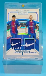 2024-25 Immaculate Barcelona Luis Suárez Javier Mascherano Dual Patch 1/1 - Picture 1 of 2