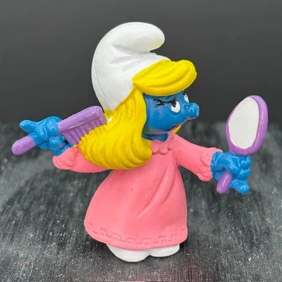 Pitufos 20182 Peine Espejo Pitufina Rosa Vestido Pitufo Figura De Colección Schleich Estatuilla Foto 1 de 4