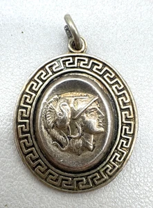 Goddess Athena Sterling Silver Pendant Roughly 7/8in - 3.85g - Picture 1 of 9
