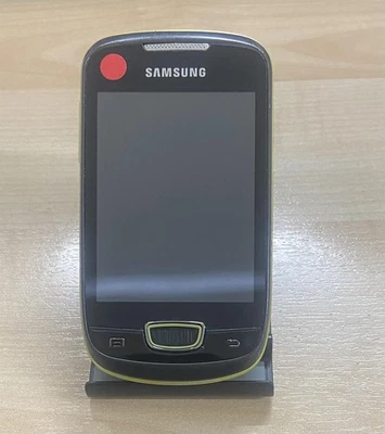 SAMSUNG S5570 GALAXY MINI ANDROID 3G MOBILE PHONE-UNLOCKED BLACK  - Image 1 of 2