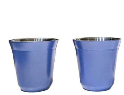NESPRESSO Blue Pixie Doble Pared 5.5 Acero Espresso Tazas - Juego de 2  Foto 1 de 4