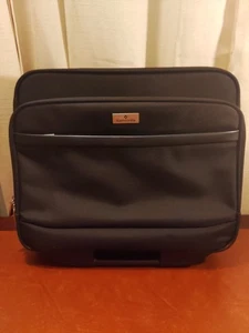 Samsonite rolling wheel portfolio padded laptop luggage carryon briefcase 930695 - Picture 1 of 19