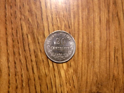 ITALY 1 LIRA 1863 M BN SILVER COIN (655) - Image 1 of 2