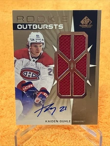 Kaiden Guhle RPA 2022-23 SP Game Used #RO-KG ROOKIE OUTBURSTS AUTOGRAPH - JERSEY - Picture 1 of 2