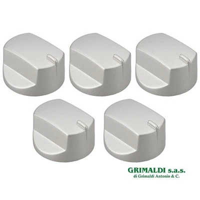 5 MANOPOLE GAS VALUE ALU PER PIANO COTTURA ARISTON HOTPOINT C00260576 ORIGINALE - Immagine 1 di 3