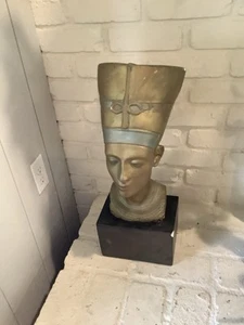 Queen NEFERTITI Bust Replica Statue Large sculpture figurine 22” - Picture 1 of 12