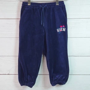 NWT Kids Kith Navy Novelty Nelson Sweatpants Size 4T - Picture 1 of 8