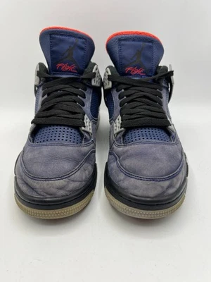 Jordan 4 Retro Winterized CQ9597-401 Zapatos para Hombre EE. UU. 8 Azul Con Cordones Medio Top Foto 1 de 4