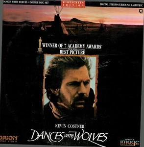 LASERDISC-DANCES WITH WOLVES widescreen laserdisc LD - Picture 1 of 2
