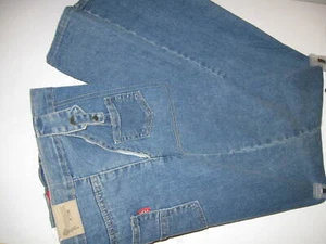 NEW junior plus SUGAR JEANS 21/22 Stretch WIDE LEG denim 32" inseam pants faded - Picture 1 of 10
