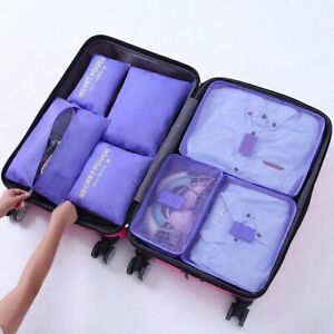 7 Pcs/Set High Quality Oxford Cloth Travel Mesh Bag | Packing Cube Organizer