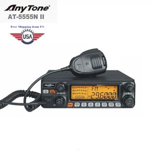 ANYTONE AT-5555N II 25.615-30.105Mhz AM/FM Mobile Radio with CTCSS/DCS Function - Imagen 1 de 18