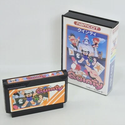 QUINTY Namcot No Instruction Famicom Nintendo 8175 fc - Image 1 of 4