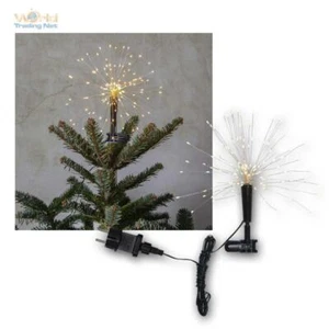 LED Baum-Spitze Stern 3D für Innen & Außen, mit Netzteil IP44, Weihnachtsbaum - Bild 1 von 6